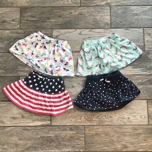 🦋 lot of 4 girls skorts!